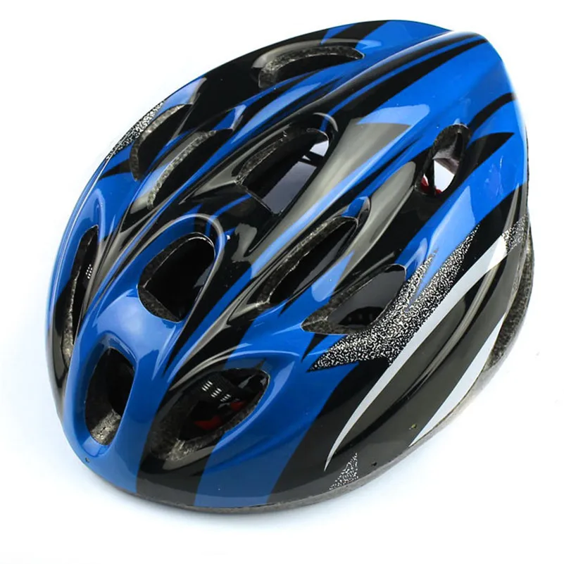 Шлем для горного велосипеда, дышащий шлем для горного велосипеда, защитный головной убор из углеродного волокна, открытый велосипедный шлем, Прямая поставка - Цвет: Синий