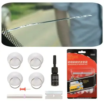 

Set Glass repair tool Fillers Sealants Car Windscreen For Chip&Crack Restore