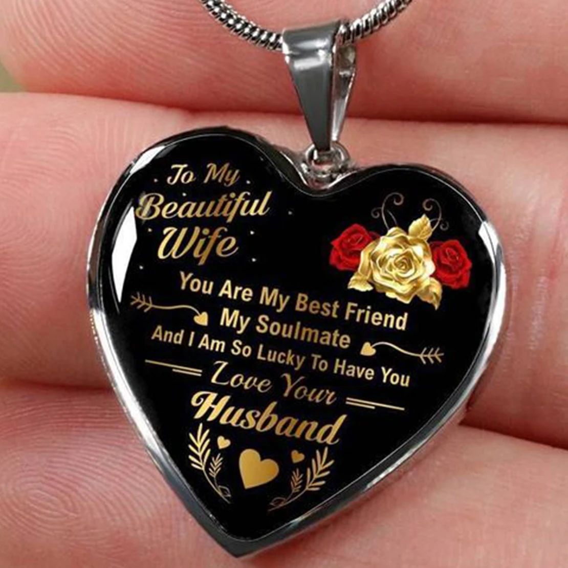 My Soulmate Heart Pendant Necklace 