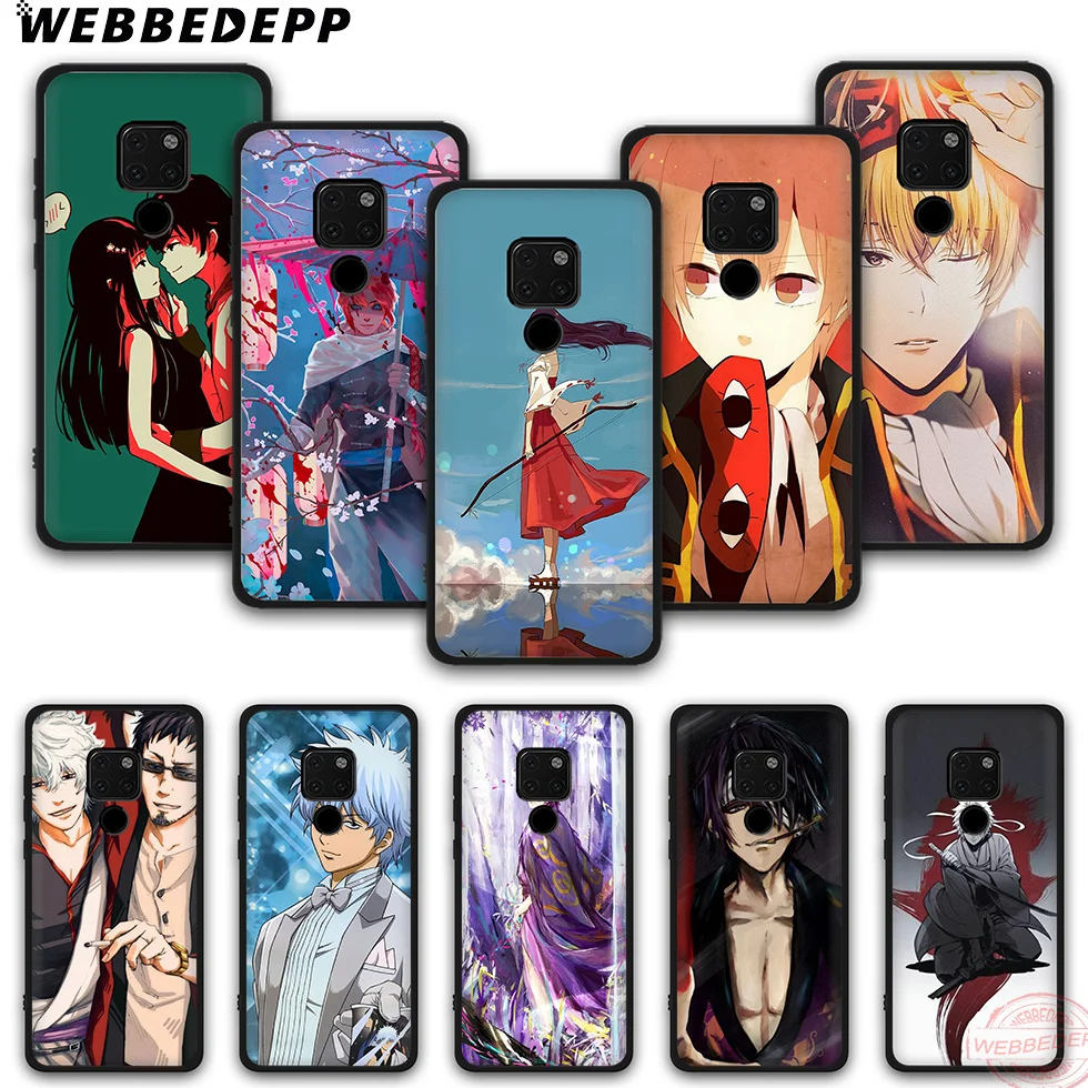 WEBBEDEPP Japanese Anime Gintama Fashion Soft Silicone Phone Case for Mate 10 20 Pro Lite Nova 2i 3i 3 4 2 |