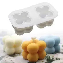 

Mini Mould Silicone DIY Candle Ball Cube Aromatherapy Soy Wax Hand-made Mold