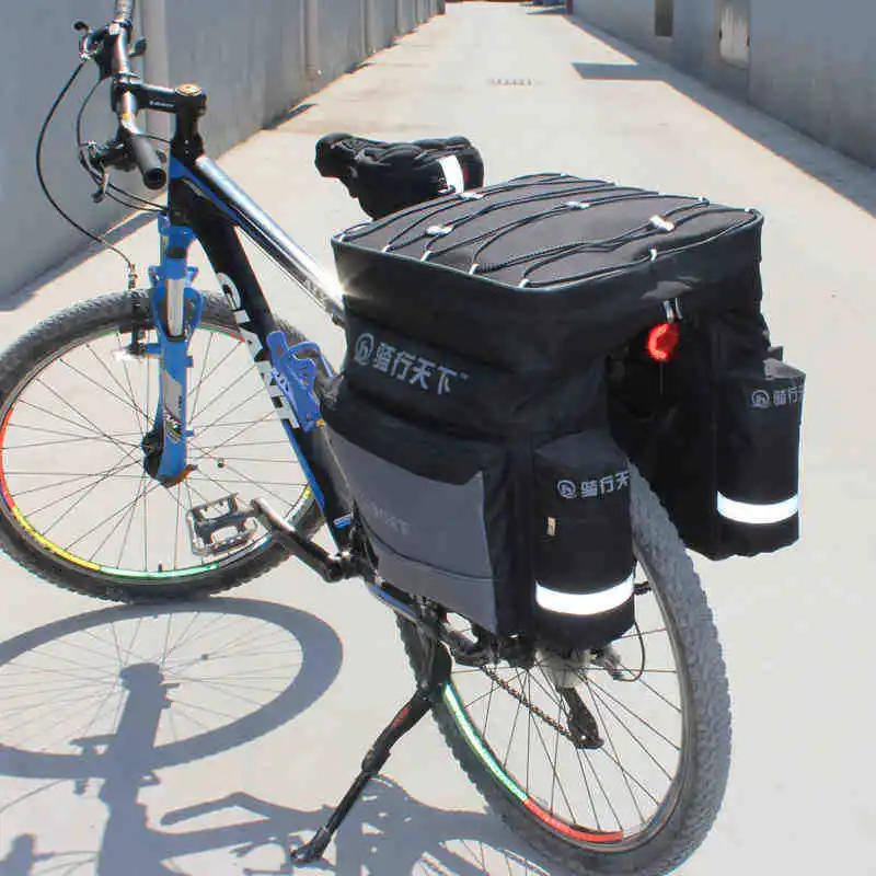 riding with one pannier