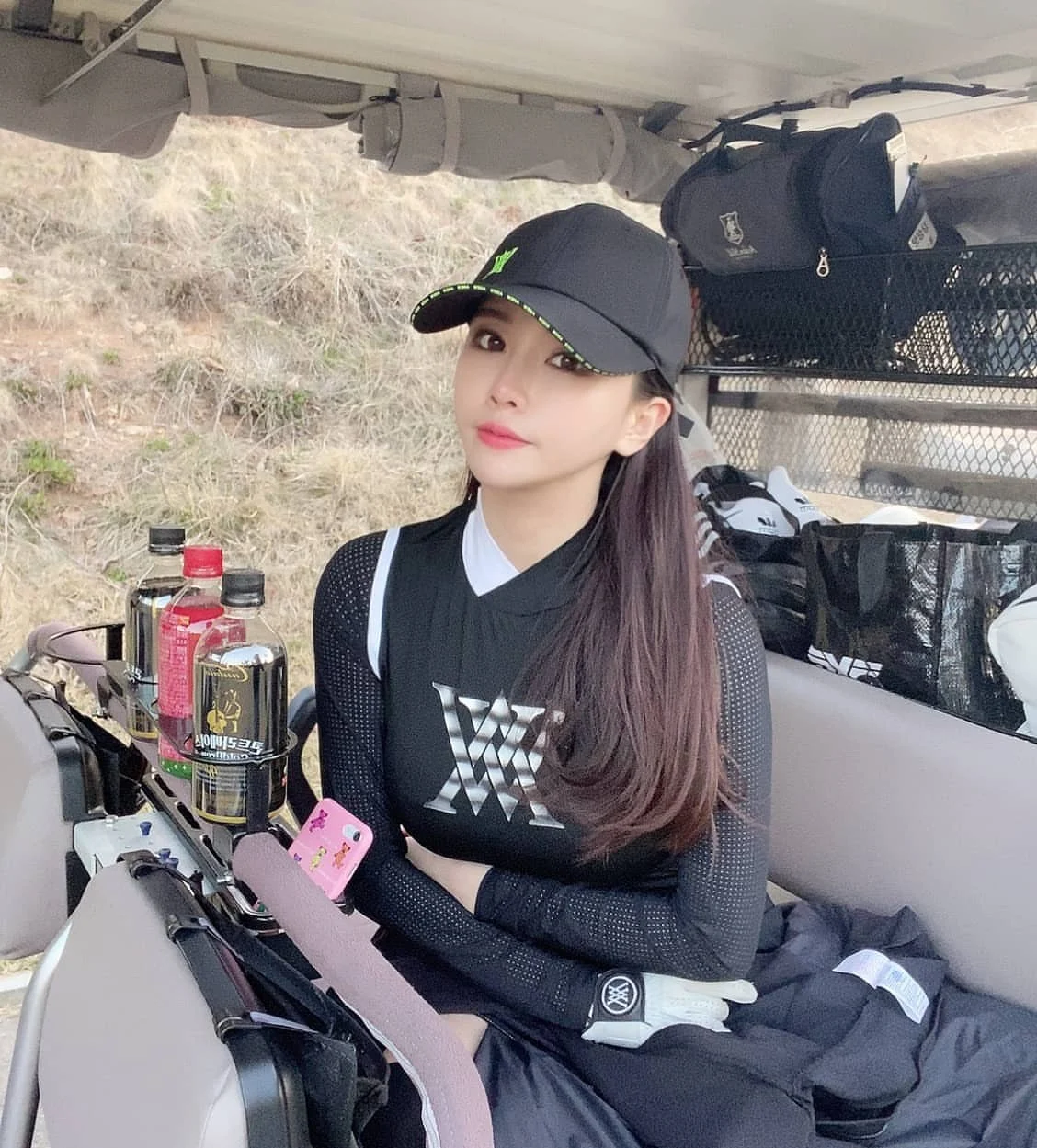 Golf women's shirt spring and summer thin sun-proof long-sleeved stretch fabric and perforated sleeves