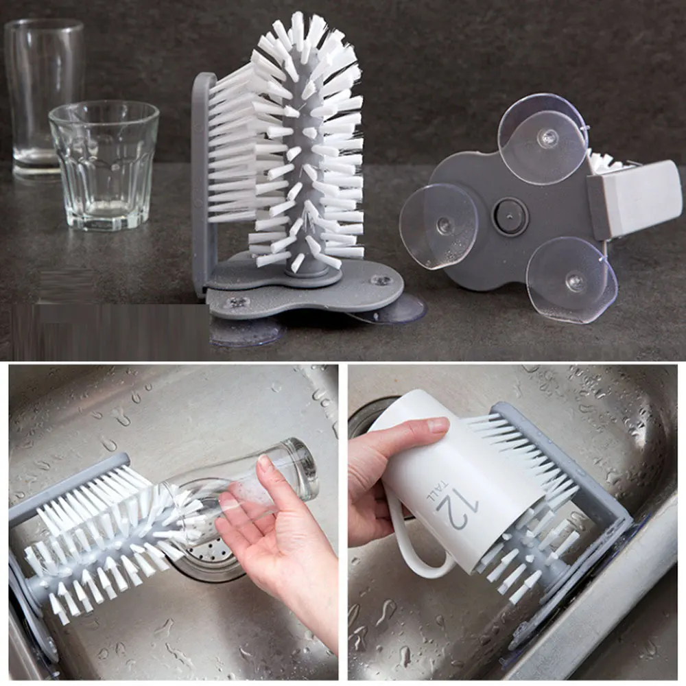 FAROOT Bottle Brush Cup Scrubbing PVC+PP Kitchen Cleaner For Washing Cleaning Cup cleaning Brush
