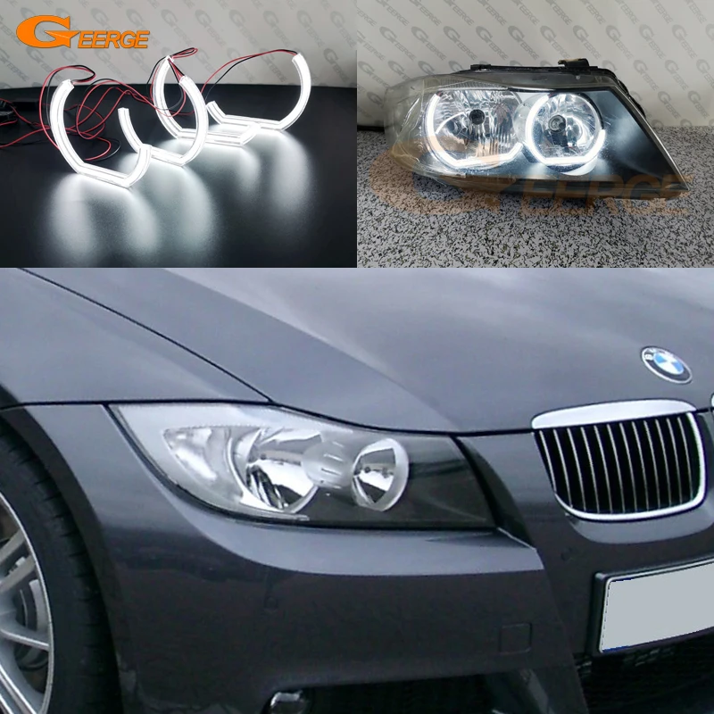 Для BMW E90 E91 saloon touring pre LCI 2005 2006 2007 2008 ультра яркий кристалл DTM M4 Стиль led Ангельские