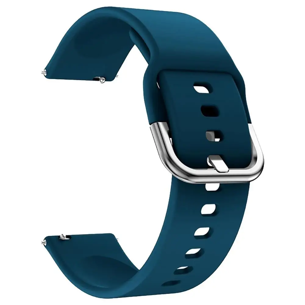 blue Сменный силиконовый ремешок и защитный жесткий чехол для HUAMI AMAZFIT GTS Smart Sports Watch - Цвет: blue