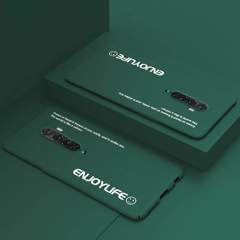Чехол oppo Reno 2, жесткий пластиковый чехол reno ace, матовый чехол, тонкий модный карамельный цвет, чехол для телефона oppo reno 10X zoom, чехол