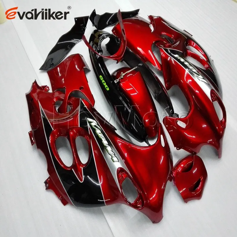 Пользовательские мотоцикла панель для GSX600F Катана 2003-2006 2004 2005 двигатель обтекатель пластик Комплект заказа+ АБС-пластик цвет синий, черный; Большие размеры 34–43 серебро - Цвет: M