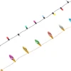 1/12 Dollhouse Miniature Festival Decorative 1M Lamp String Fake Lights Bulb Mini Furniture Doll Accessories 5