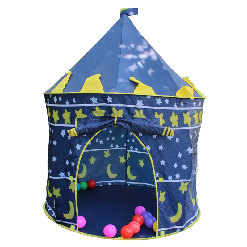 

Children Mongolian Yurt Castle Tent Game House Automatic Children Outdoor Game Tent