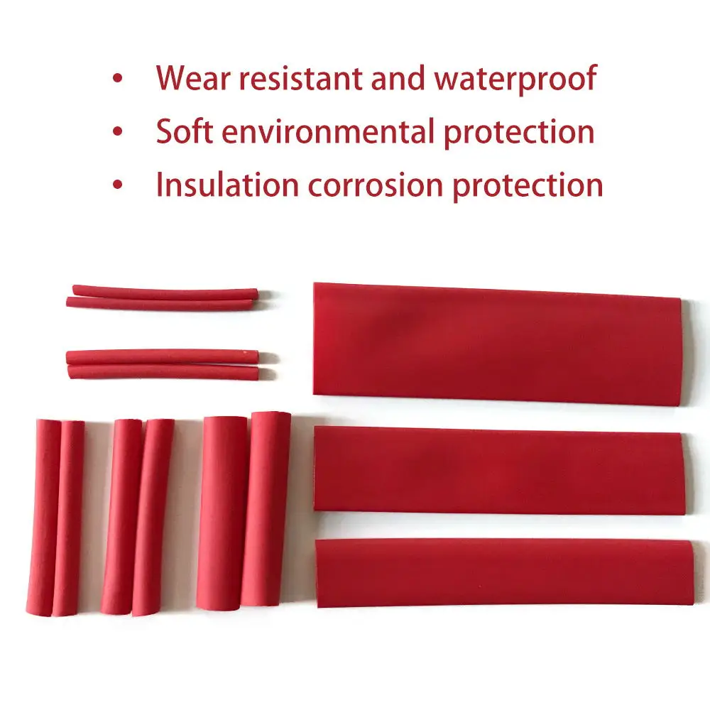 164pcs Thermoresistant Tube Heat Shrink Wrapping KIT, Termoretractil Shrinking Tubing Assorted Pack Wire Cable Insulation Sleeve