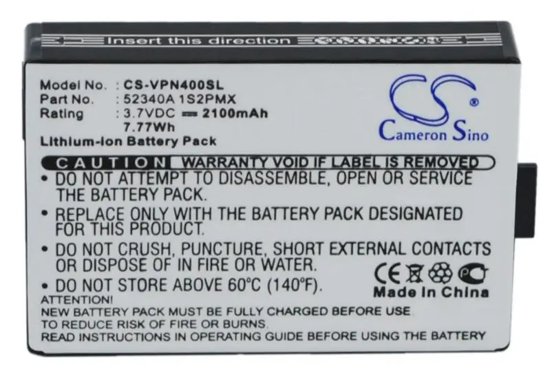 Cameron sino 2100mah аккумулятор для VDO DAYTON BAT-4060 PN4000 PN4000-TSN 52340A 1S2PMX gps, аккумулятор для навигатора