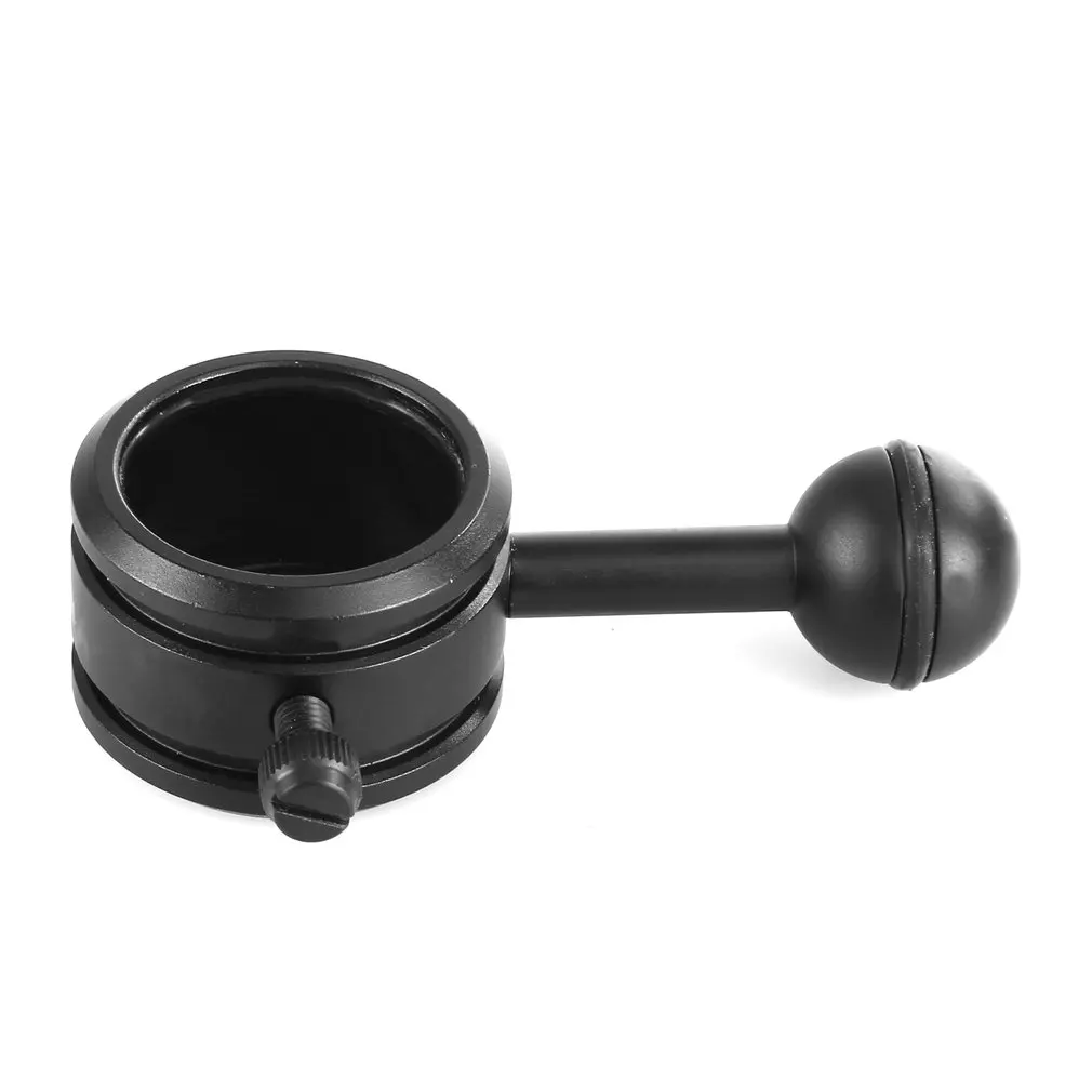 

25MM 35MM Clamp for Diving Flashlight with 1" Ball Mount Holder Bracket Connect with Underwater Tray System