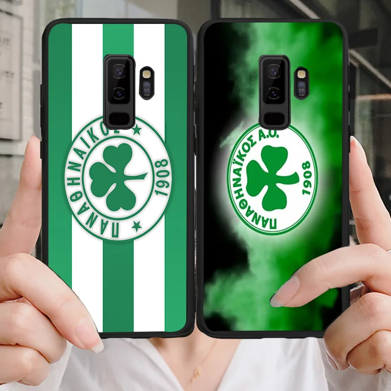 Чехол для телефона Macheda Samsung Galaxy S10 S8 S9 Edge DIY черный мягкий TPU Panathinaikos FC Case A9 C10 J7 Max Note9