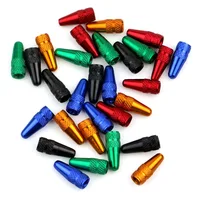 Capuchon pour valve Presta de vélo en aluminium, 2 pièces,couvercle de pneu haute pression, accessoires, 4