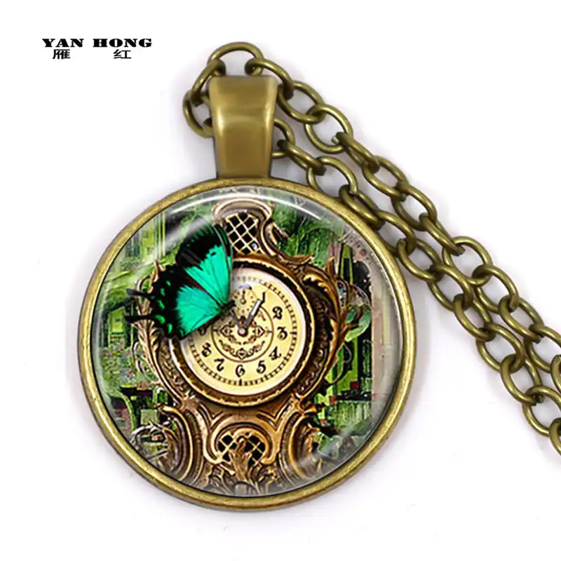 Стимпанк Гравитация Фолс загадки шифр счета ожерелье колесо Доктор Кто стекло Мужские астролябы женщин Подвеска для лучших друзей HZ1