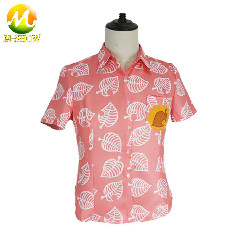 Hot Game Animal Crossing Cosplay Costume Tom Nook Shirt Short Sleeve Shirt Tees Printed Summer Tops for Adult and Kids Hot Game Animal Crossing Cosplay Costume Tom Nook Shirt Short Sleeve Shirt Tees Printed Summer Tops for Adult and Kids