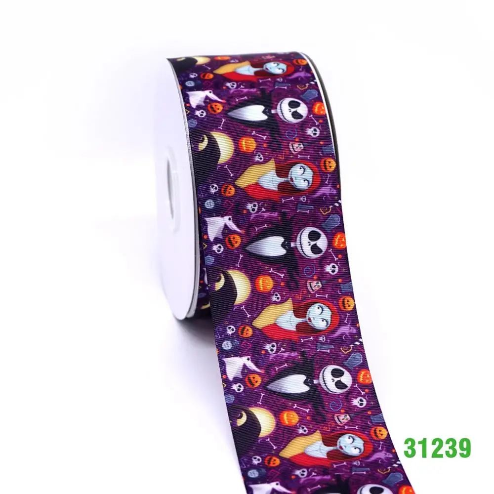 31239 50 ярдов мультфильм напечатанный grosgrain ленты 31239 - Цвет: 31239