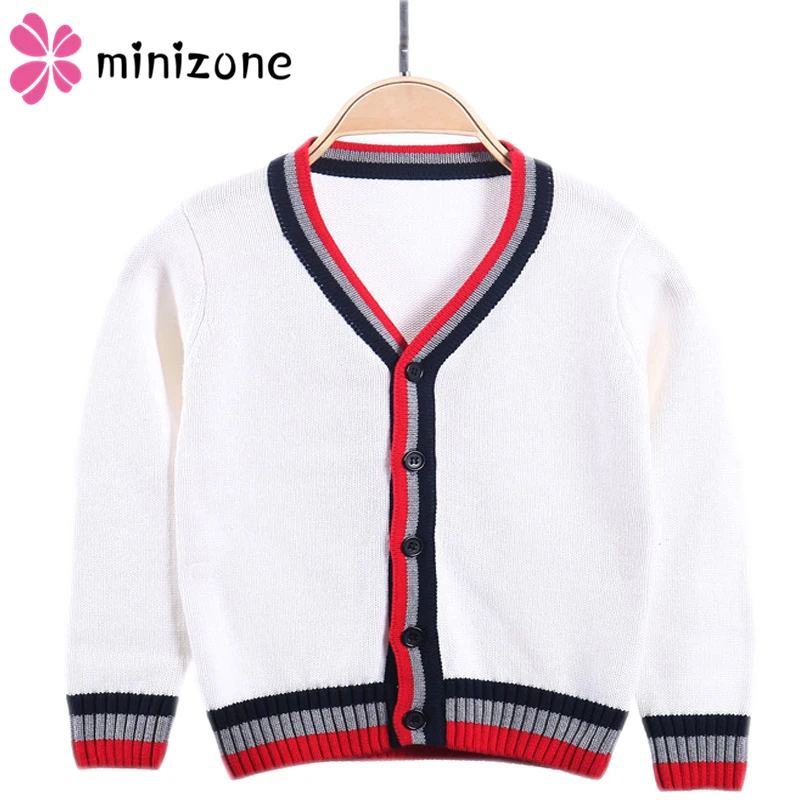 

Cotton V-Neck Baby Children'S Sweaters For Boys Cardigan Coat For Girls Baby Sweater Newborn Long Sleeve Stripe Baby Boy Clothes