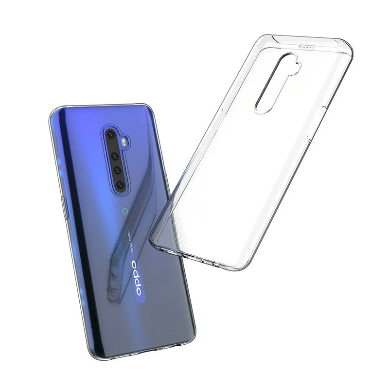 OPPO Reno 2 Z F 2Z 2F Coque Funda Reno2 Pro 용 심플 소프트 클리어 폰 케이스 커버, 투명 실리콘 얇은 친구 커플 TPU