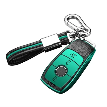 

TPU Leather Car Key Cover Case Shell Protective Bag For Mercedes Benz A C E S G GLS Class W177 W205 W213 W222 G63 X167 Maybach