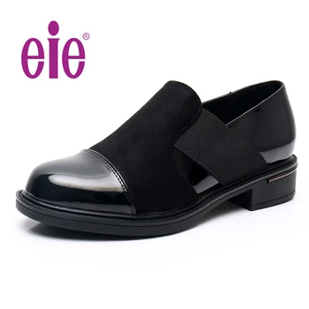 

EIE Newest Women Pumps Fashion Patent&Pu Leather Low Heels Single Shoes Comfortable Loafers Ladies Shoes Zapato Mujer