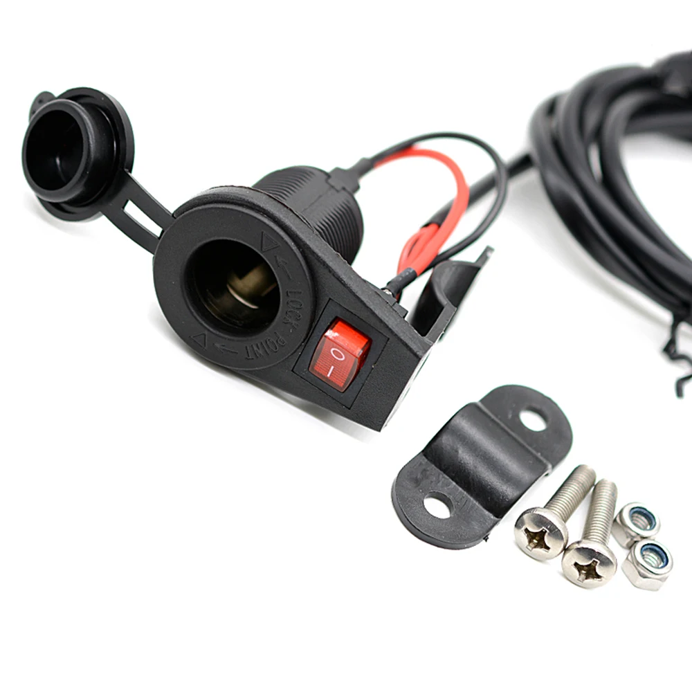 12 V-24 V пробки прикуривателя Тип Мощность разъем зарядки телефона велосипед аксессуары Водонепроницаемый Портативный Moto автомобильное электрическое зарядное устройство