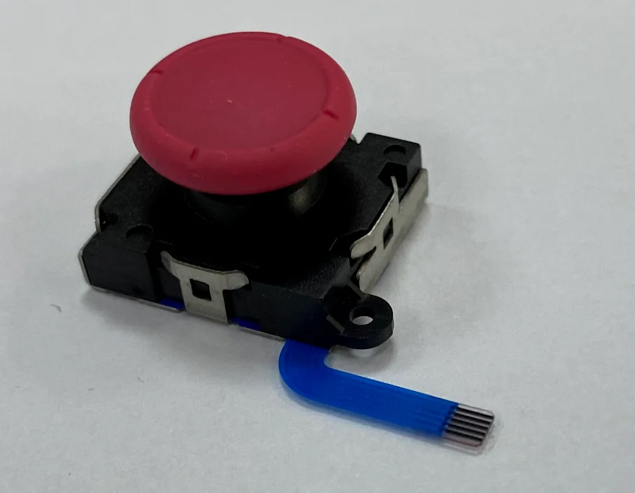 10Pcs 4 Colors Left/Right 3D Analog Sensor Joystick Thumb Sticks Replacement NS Switch Joycon Controller Switch Lite Joystick Replacement Arcade Joystick Game Joystick