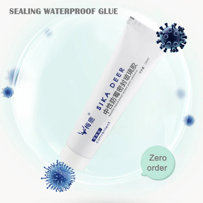 Glass Seal Glue Sealant Strong Adhesive Waterproof Quick Drying for Home Tile WWO66