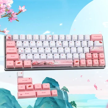 

Dye Subbed PBT Keycap 72 keys oem Profile Keycaps For GH60 RK61/ALT61/Annie GK61 GK64 dz60 DIY keyboard