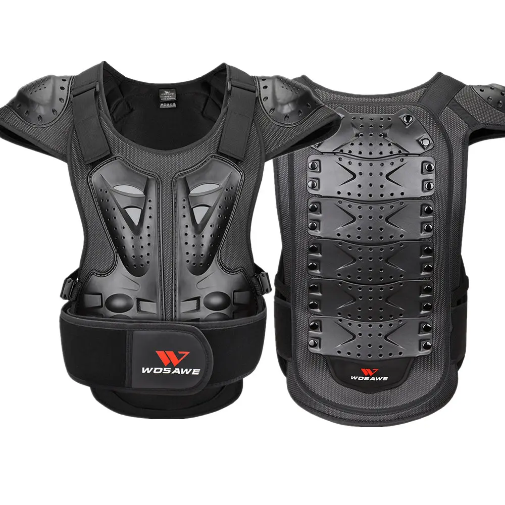 ML215 Wolfbike Back Protector Motorcycle Jackets Adult Shoulder Spine Chest Protection Motocross Racing Skateboard Downhill Body Suits - Цвет: ML215
