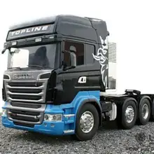 LESU1/14 RC 8*8 Sca грузовик автомобиль металлический шасси Hercules кабина R730 передняя сторона THZH0389