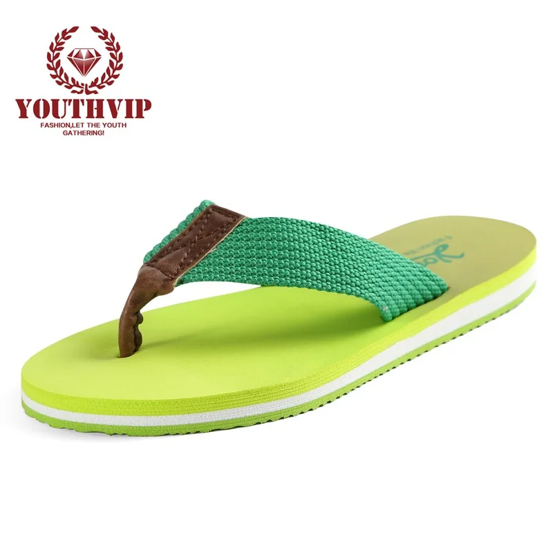 

Hot Selling Korean-style Summer Webbing Gradient Women's EVA Flip Flops Flat Sandals Women's