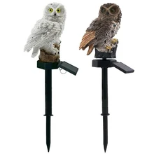 Сова Солнечный светодиодный свет сада наружная водонепроницаемая лампа газон двор декоративное украшение на солнечных батареях Светодиодный Путь Газон Двор садовые лампы