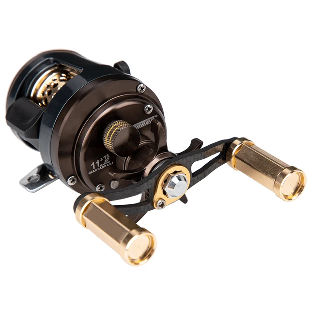 Baitcasting Reel Left Hand All Metal Spool Fishing reel 6.2:1 gear