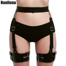 Ремни для женщин нижнее белье для бондажа жгут Jartiyer сексуальное нижнее белье боди Панк пастельные готические подтяжки укороченные чулки для танцев на шесте
