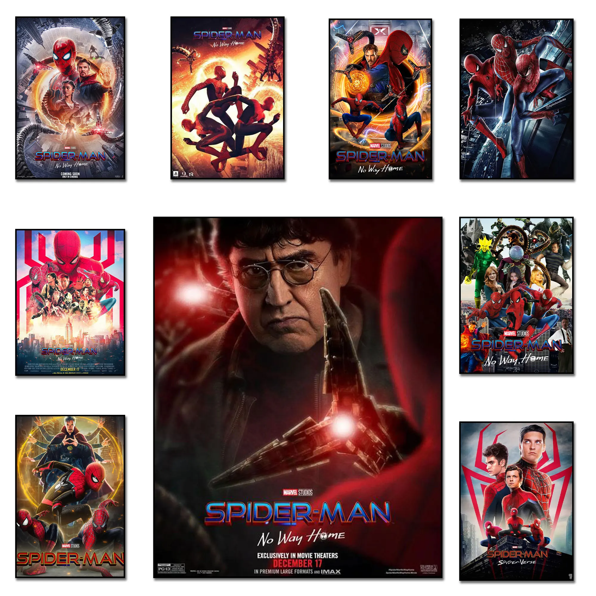 Marvel Spider Man New Movie Canvas Painting No Way Home Hd Picture Print Poster Wall Art For Living Room Decoration Cuadros Gift