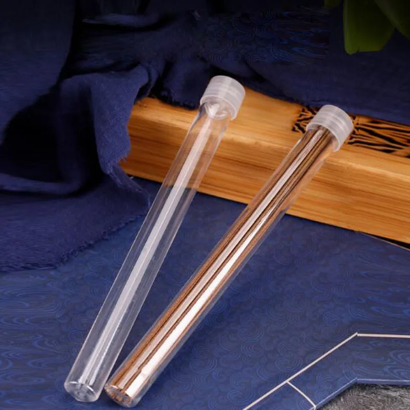 

Пластиковая коробка для хранения благовоний, 50 шт., прозрачная длинная палочка, трубка для благовоний, бытовой Органайзер, аксессуары