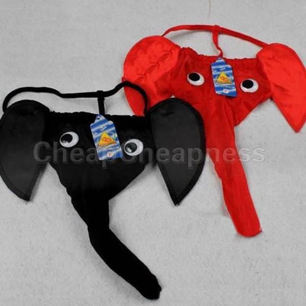 1pc Sexy Underwear Men's Underwear Elephant Thong Cartoon Cosplay Style Fun