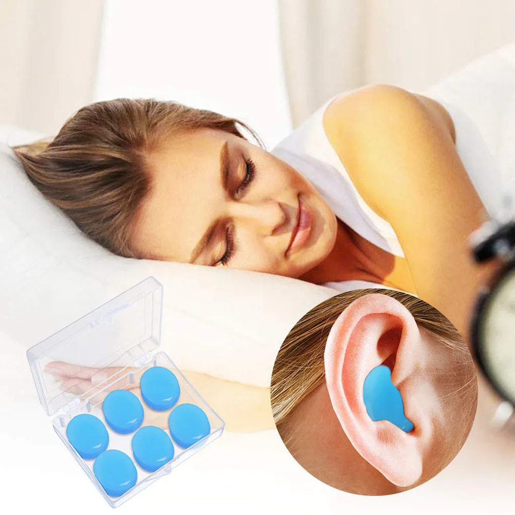 Portable Travel Sleep Noise Prevention Ear plugs Deformable Soft Silicone Plugs Putty For Sleeping Swimming Tool | Спорт и
