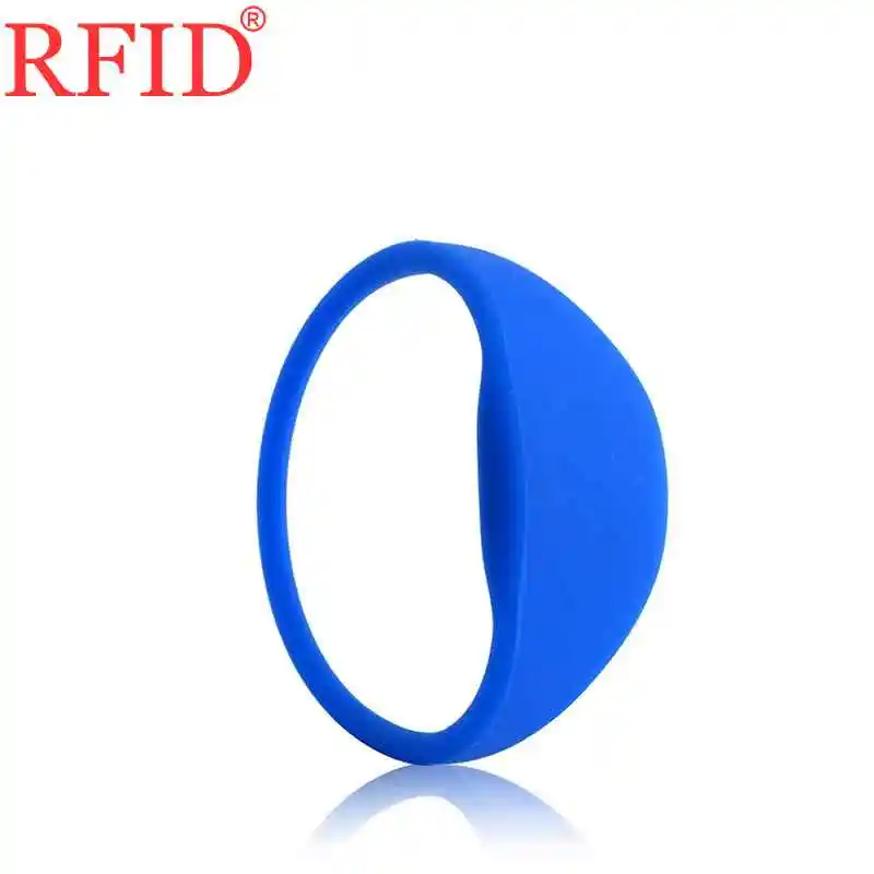 ID 125Khz TK4100 EM4100 только для чтения силиконовый Браслет RFID карта водонепроницаемый брелок для контроля доступа индивидуальные 100 шт