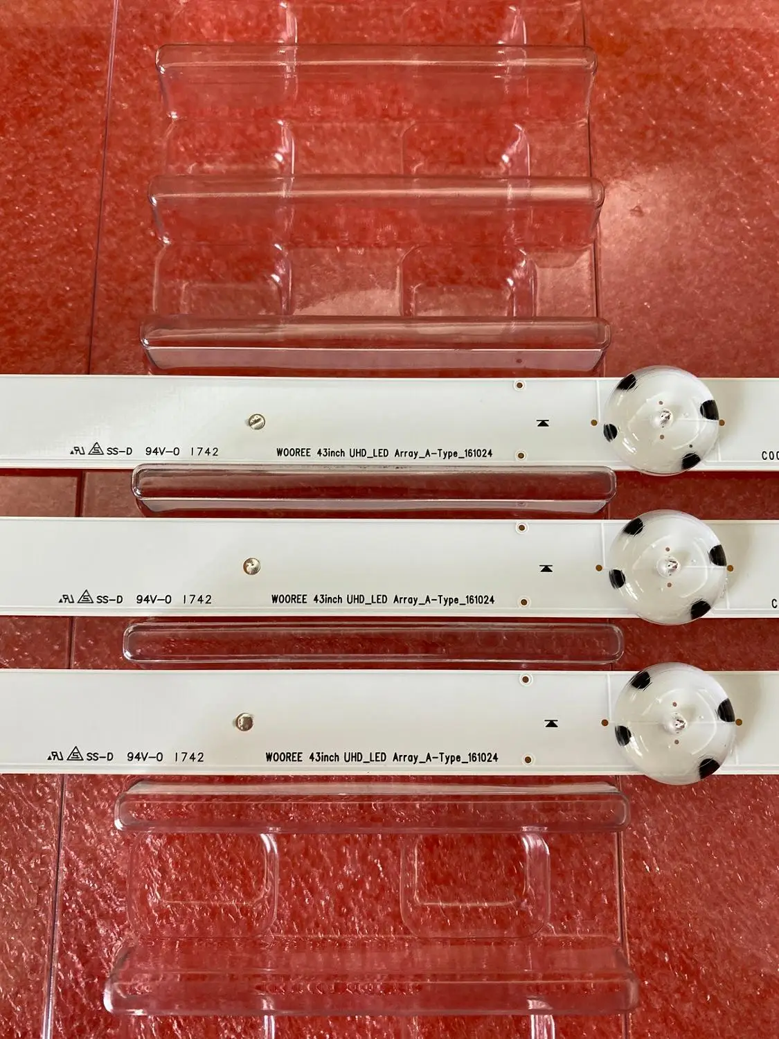 Led para lg Tira Retroiluminação 43uj6300 43uj6500 43uj6560 43uj651v 43uj561v 43uj701v 43uk6200 43uj630v 43uj635v 43lj614v 3 Pçs - Set - Image 2