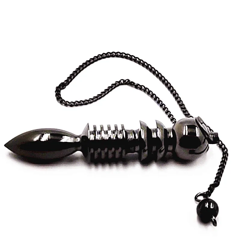 Metal new brass Dowsing Pendulum for Reiki Healing Divinatio Pendent Spiritual Wicca Men Amulet Screw Shape Pendule Radiestesia | Украшения