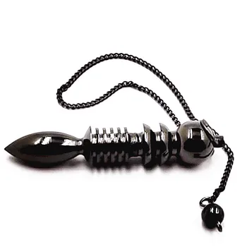 

Metal new brass Dowsing Pendulum for Reiki Healing Divinatio Pendent Spiritual Wicca Men Amulet Screw Shape Pendule Radiestesia