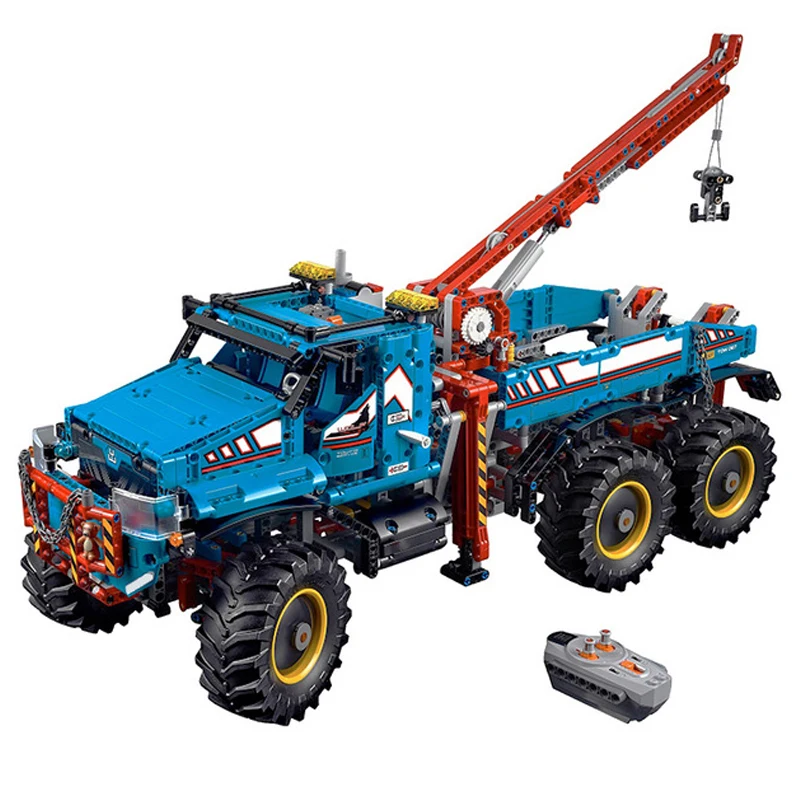 20056 1912 шт. Technic серия The Ultimate All Terrain 6X6 RC грузовик набор строительных блоков Кирпичи игрушки модель 42070 для детей