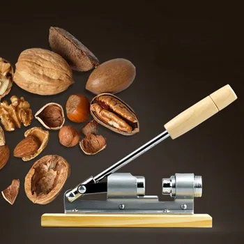 

Heavy Duty Stainless Steel Manual Pecan Nut Cracker Nickel-Plated Nutcracker Walnut Sheller Home Tools