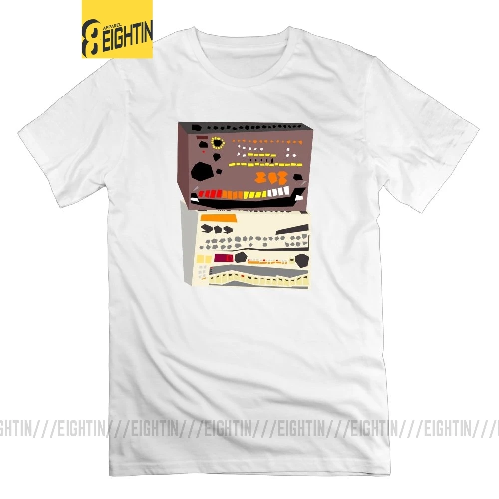 808 909 DJ Футболка с принтом и круглым вырезом, оригинальные винтажные футболки из хлопка, мужская одежда с коротким рукавом