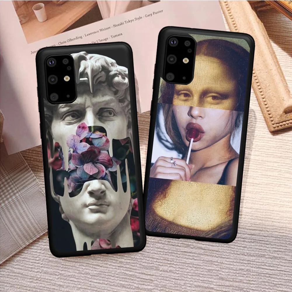 

Funny Art Paintings Phone Case for Samsung Galaxy S6 S7 S8 S9 S10 S11 S11E Plus Note 8 9 10 Plus M10 20 30 40 Soft TPU Cover