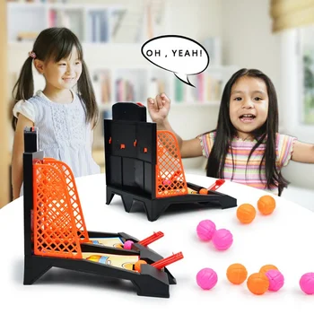 

2020 Hot Desktop Basketball Mini Finger Shoot A Basket Child Table Games Interaction Toy Model Building Fun Gift