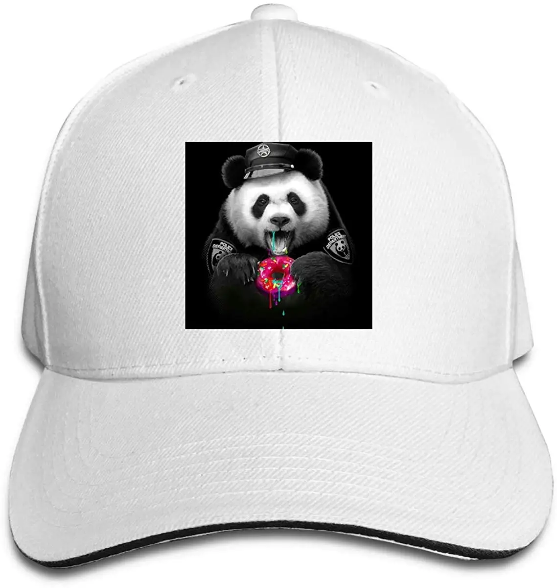 Полицейские шапки в виде панды, мужские и женские бейсболки